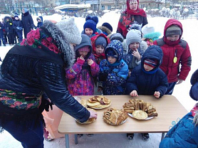 20 февраля 2017 года в нашем  детском саду проходит "Масленица"