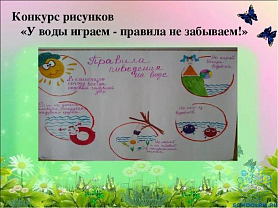  Городской конкурс рисунков среди воспитанников дошкольных образовательных организаций городского округа Саранск «У воды играем – правила не забываем!»